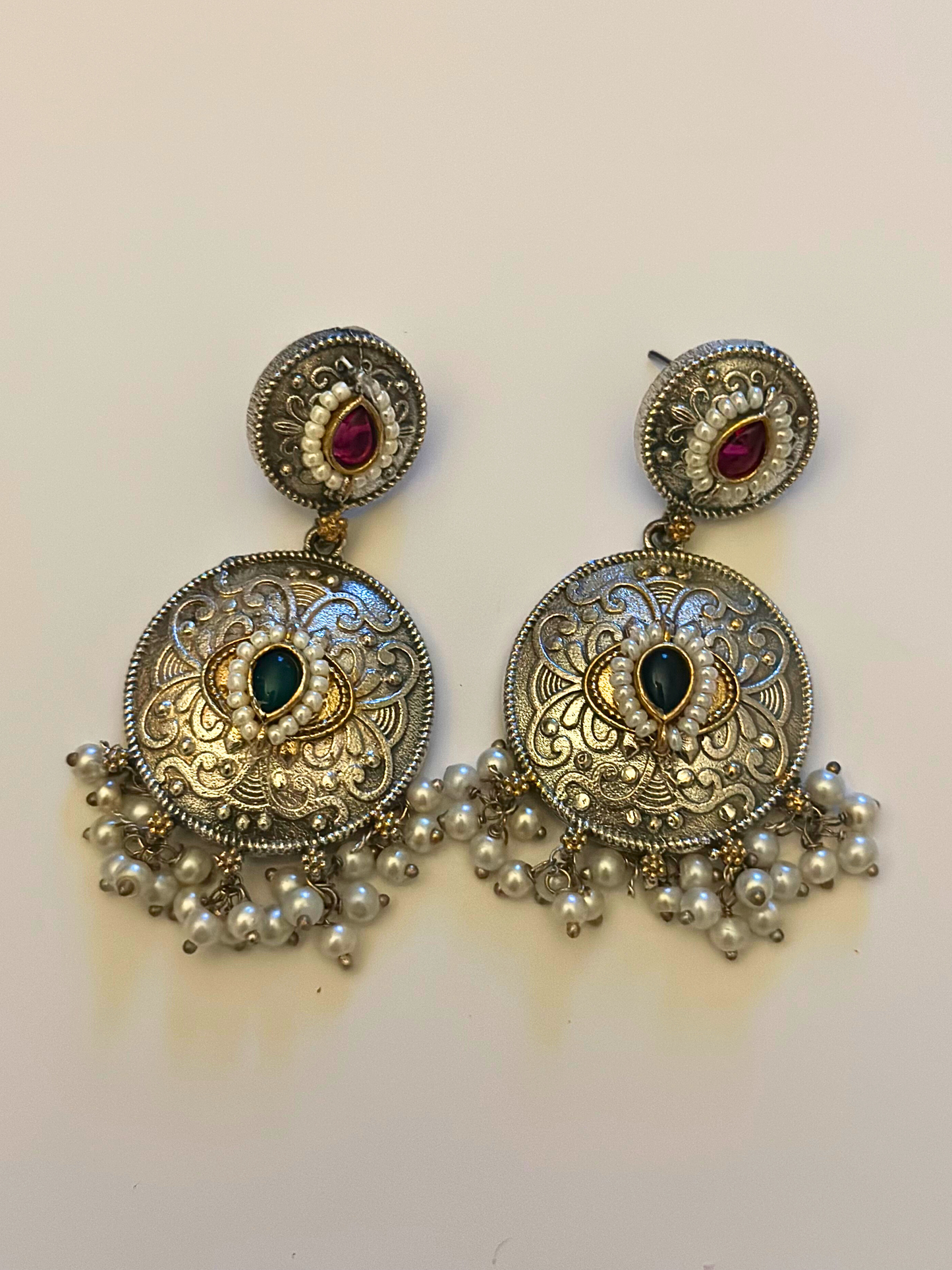 Mythra Statement Necklace Set with Earrings