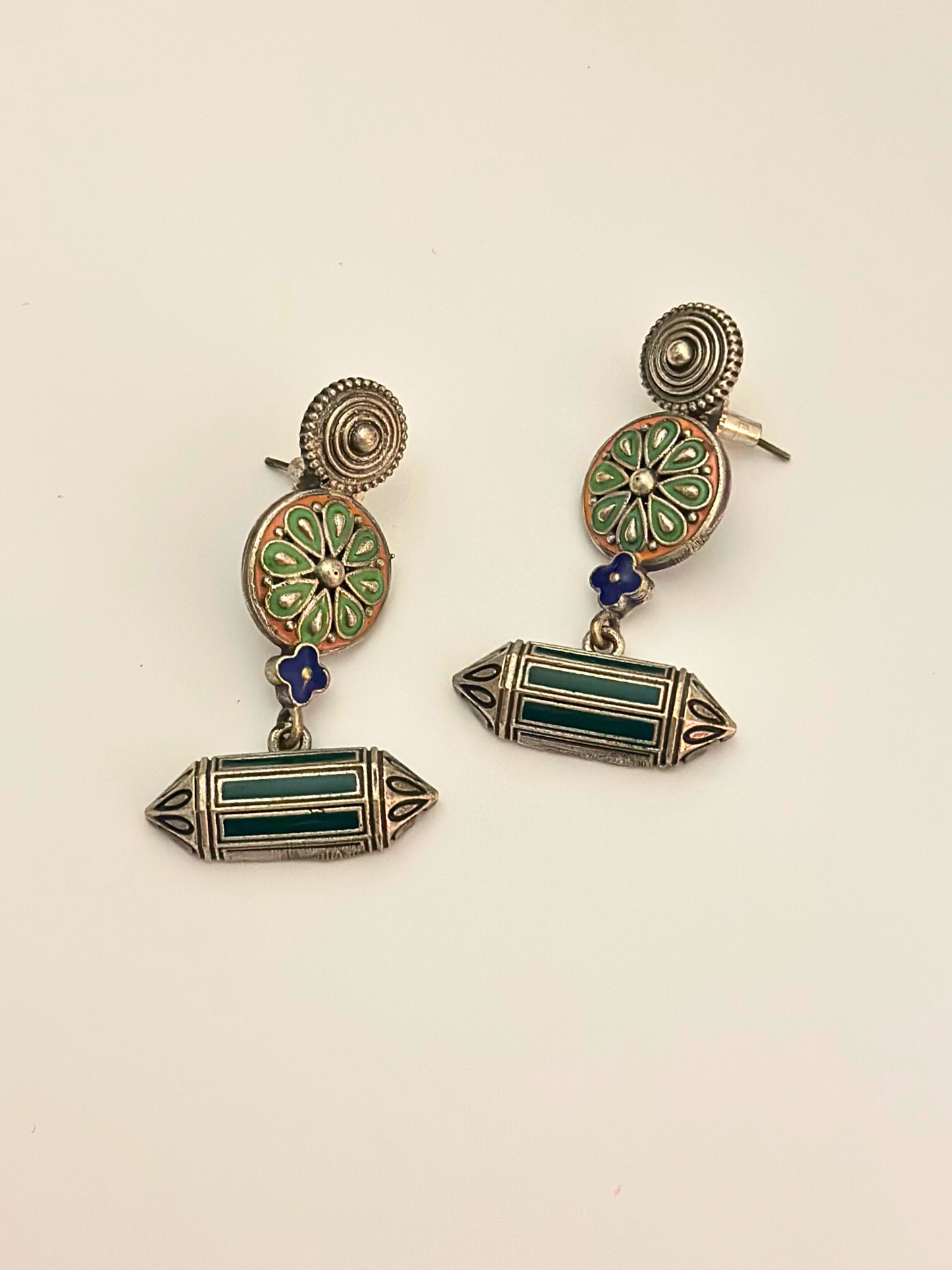 Tribal Tusker Statement Necklace Set with Earrings