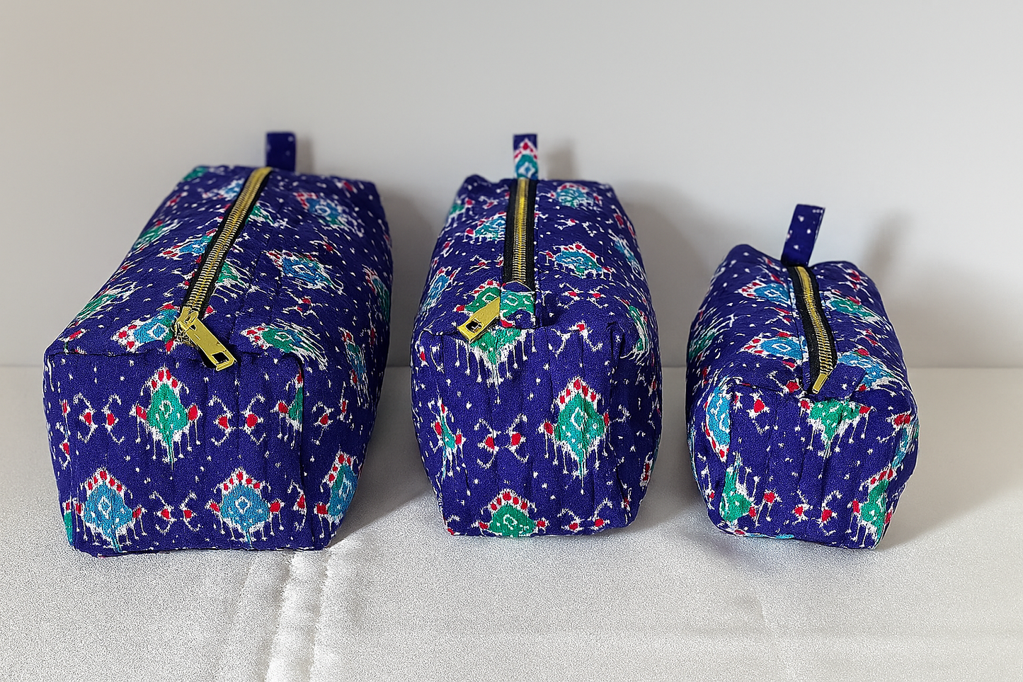 Mayur Patola Handmade Stackable Vanity Kit Set (Set of 3)
