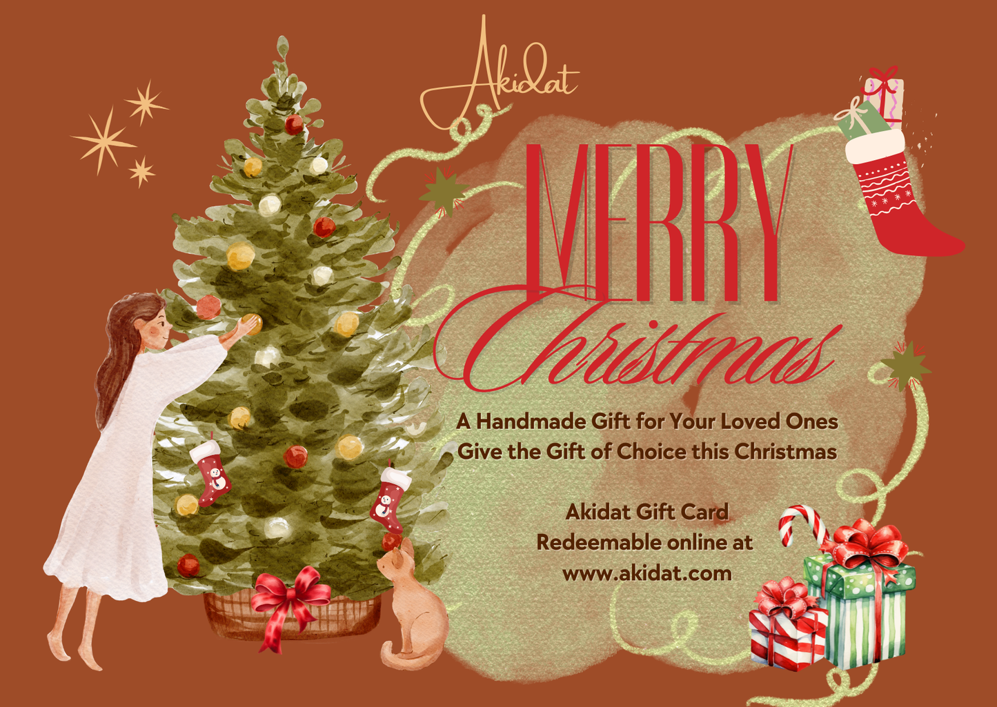 Akidat Christmas Gift Card