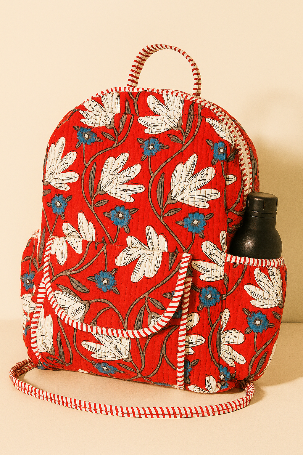 Spiced Garden Handmade Quilted Backpack
