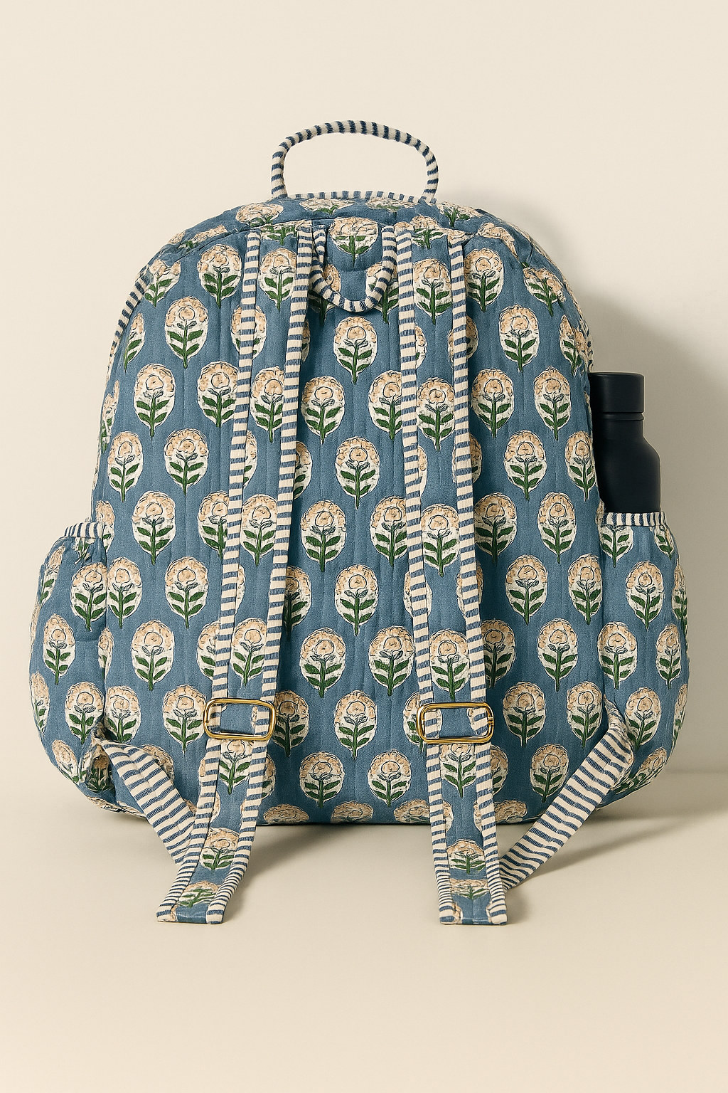 Bluebells Handmade Quilted Backpack