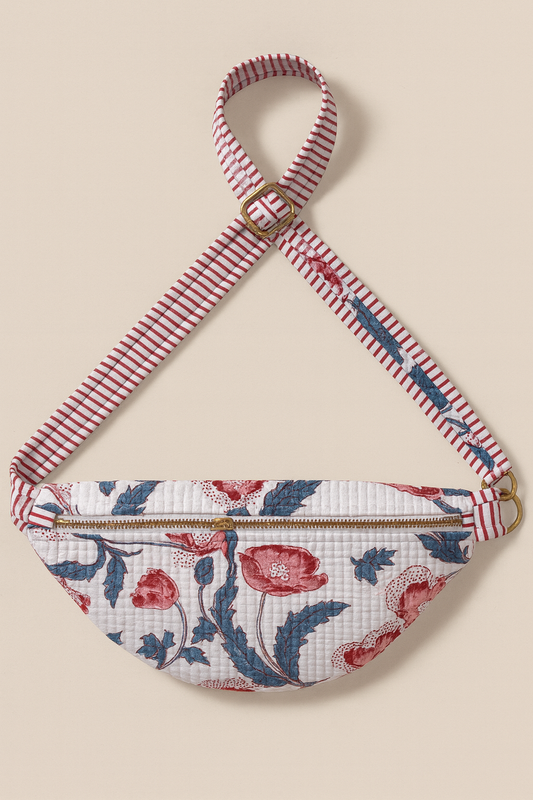 Rosalie Handmade Quilted Bum Bag
