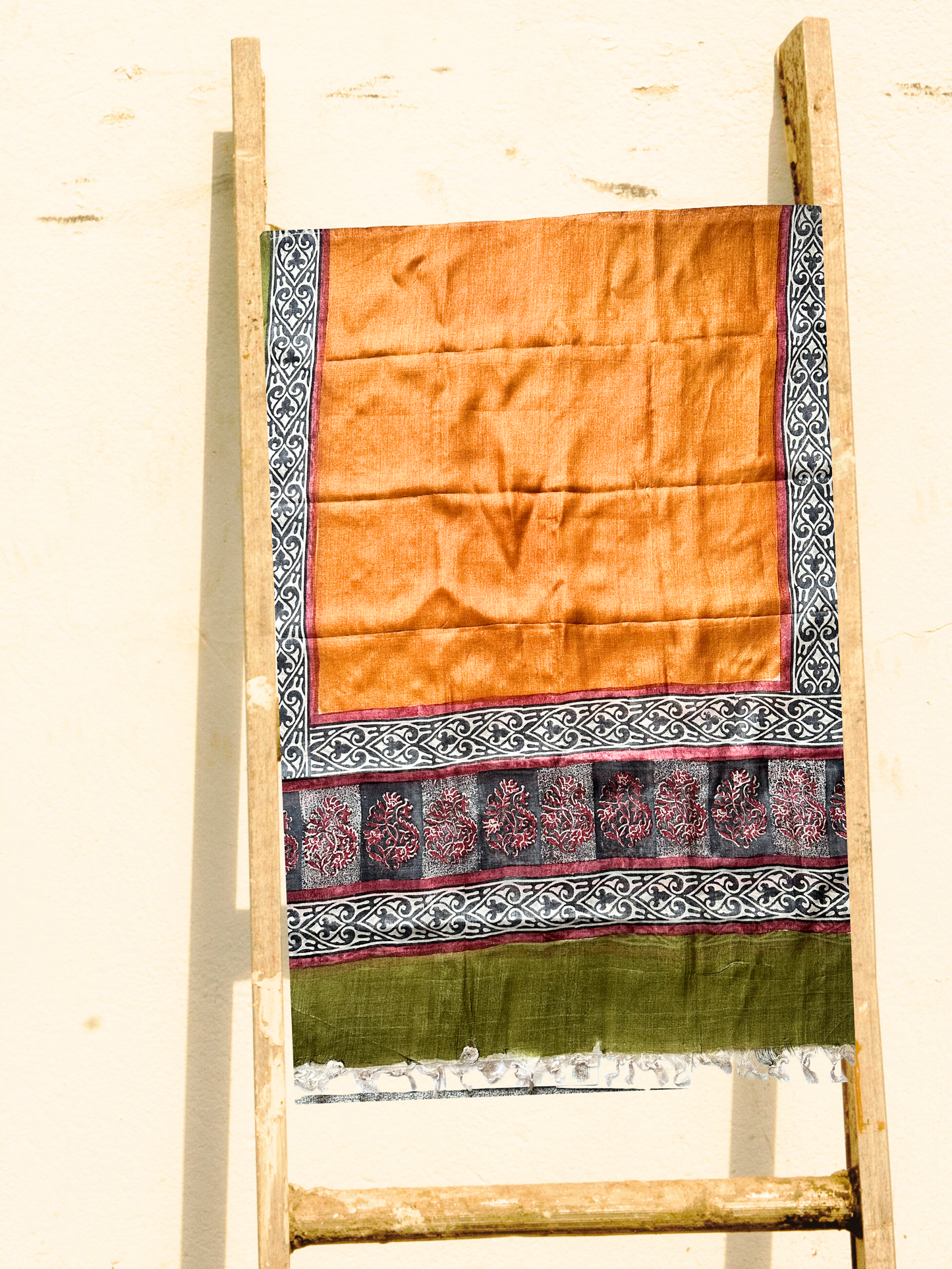 Fringe & Flora Banana Silk Stole