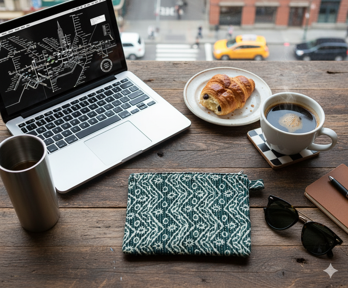 Cuddle Carry Handmade Quilted Pouch