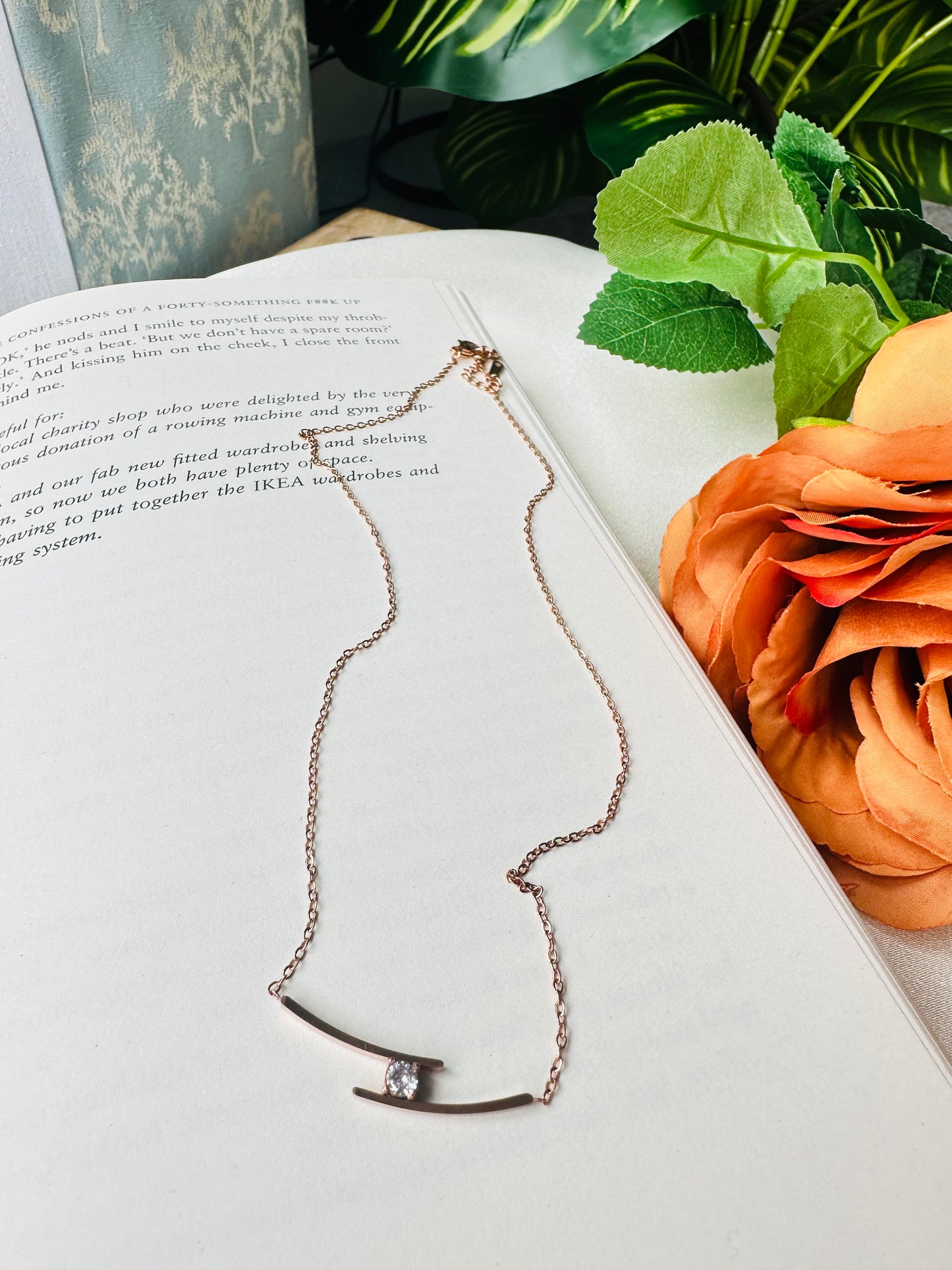 The Iris Necklace with Pendant