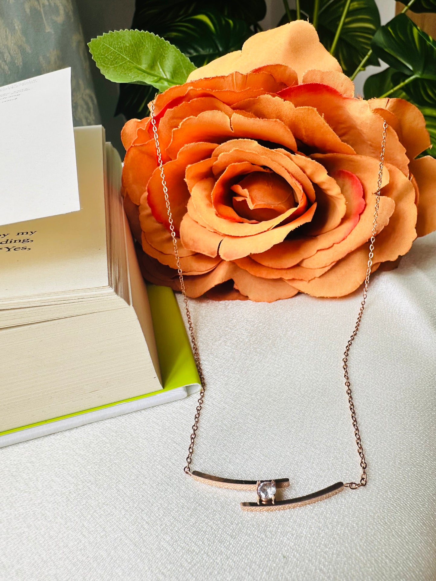 The Iris Necklace with Pendant