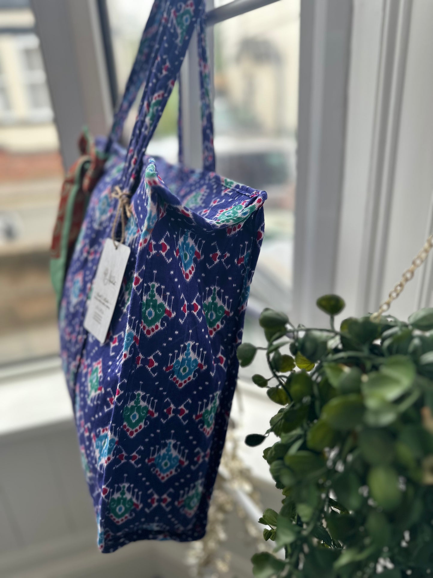 Mayur Patola Handmade Zipper Shoulder Bag with Scarf