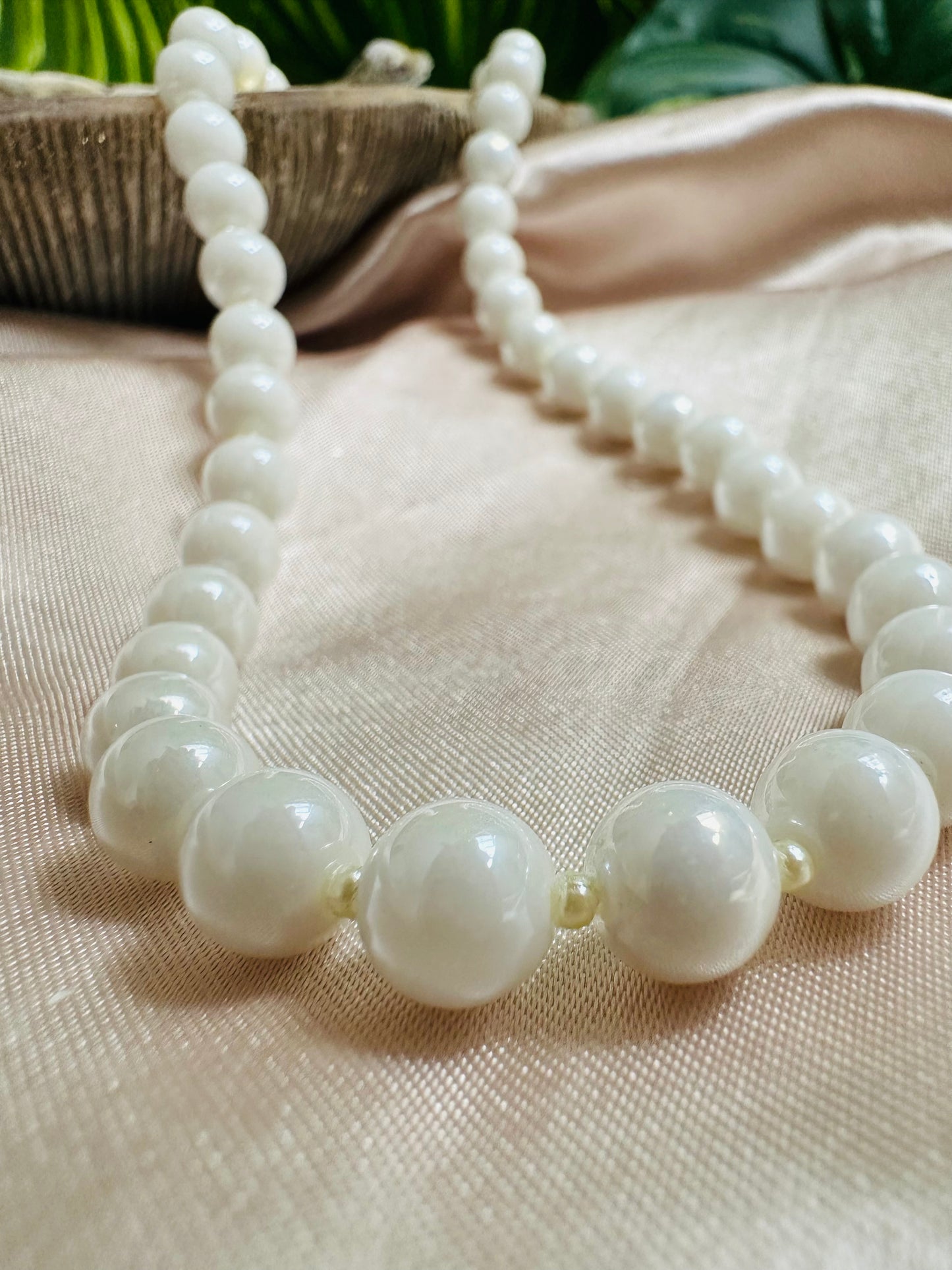 Snowflake Beaded Necklace