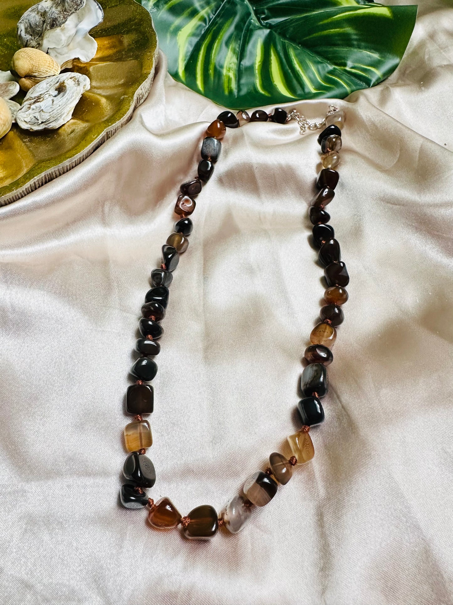 Terra Tones Stone Necklace
