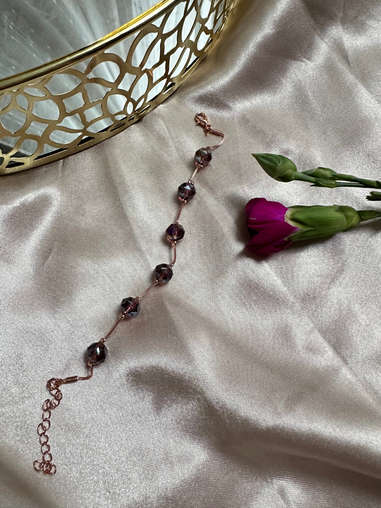 Elara Bead on Chain Bracelet