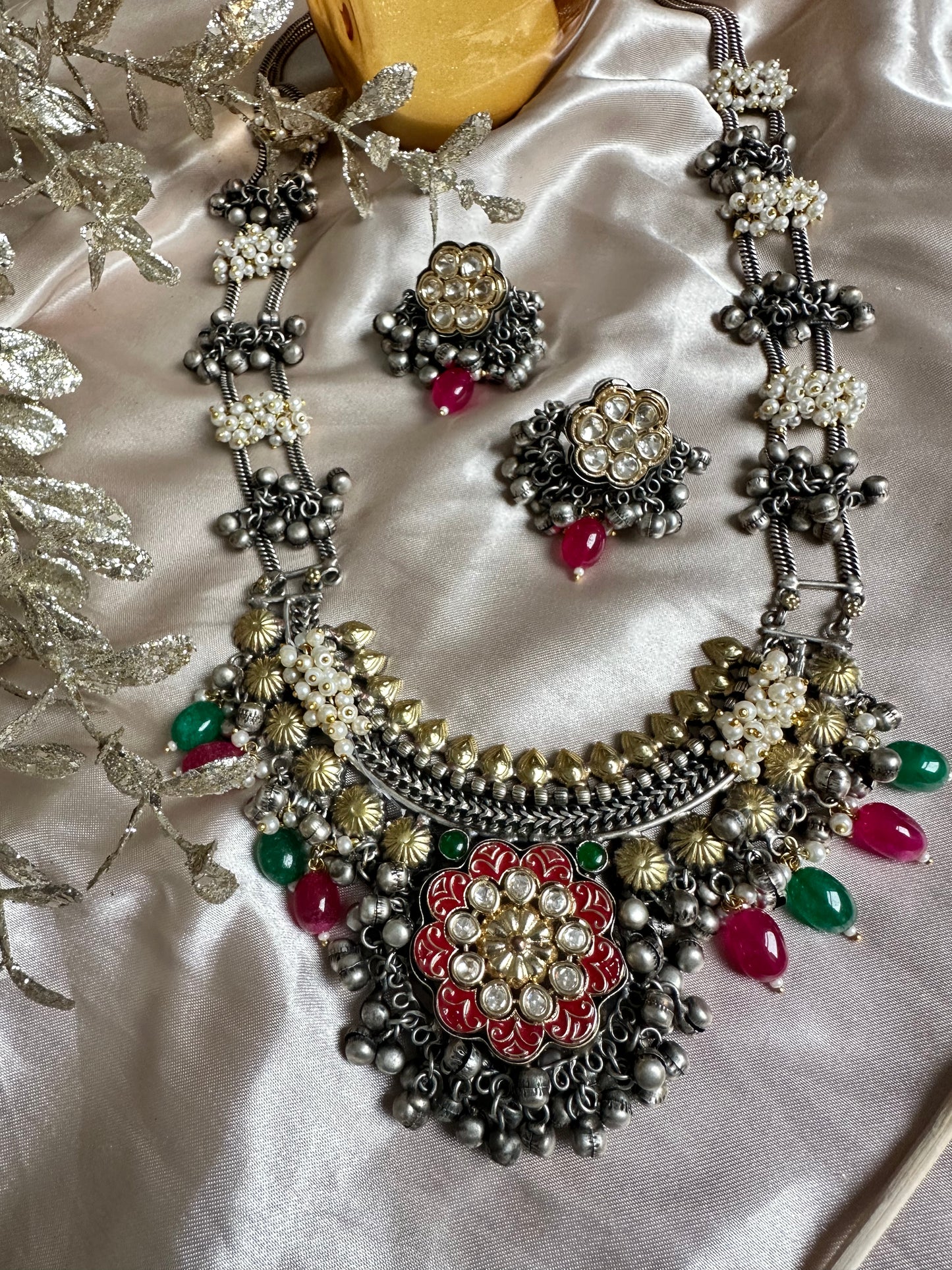 Crescent Bagecha Necklace Set