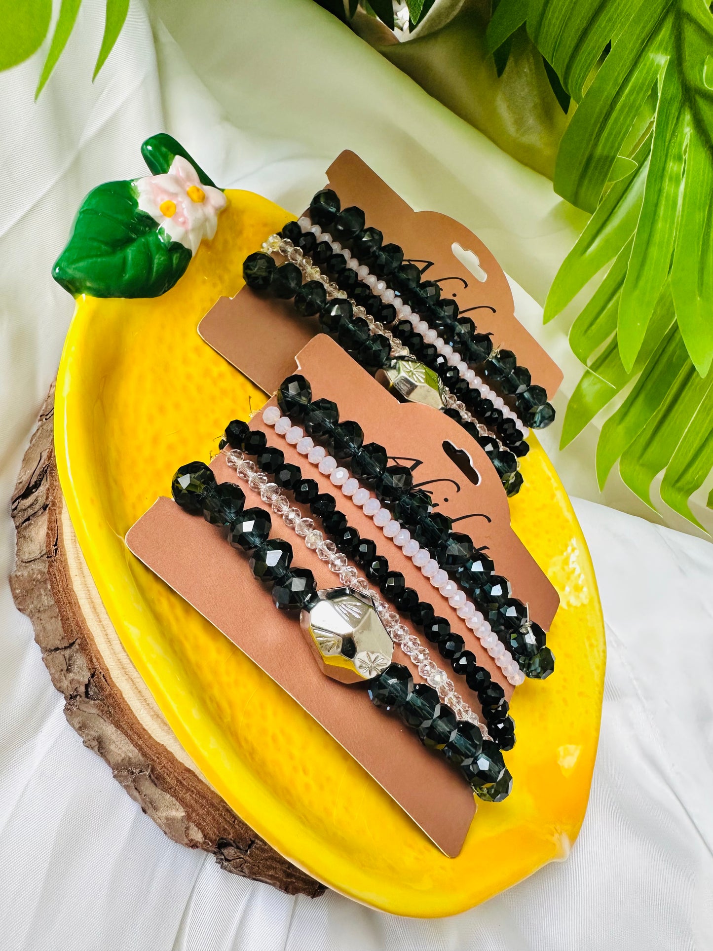 Eclipse Crystal Bracelet Set of 5