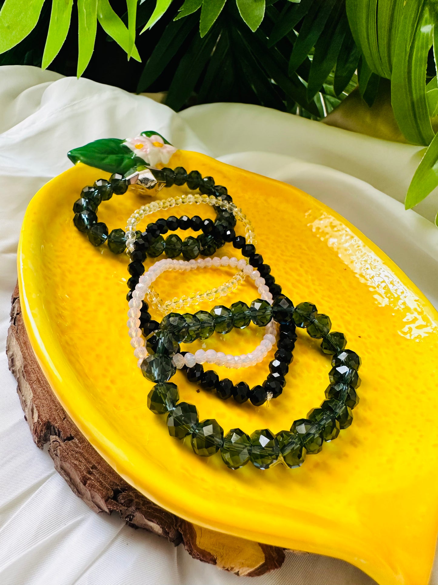 Eclipse Crystal Bracelet Set of 5