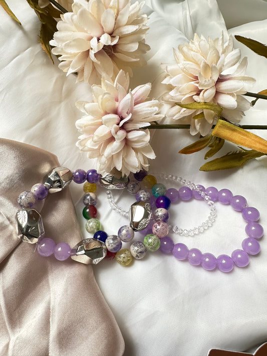 Enchanted Orchid Bracelet Set of 4