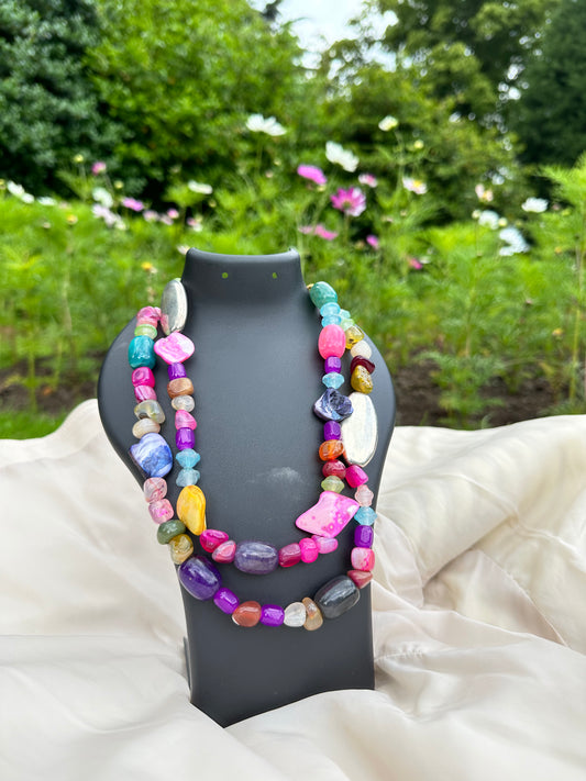Kaleidoscope Long Necklace