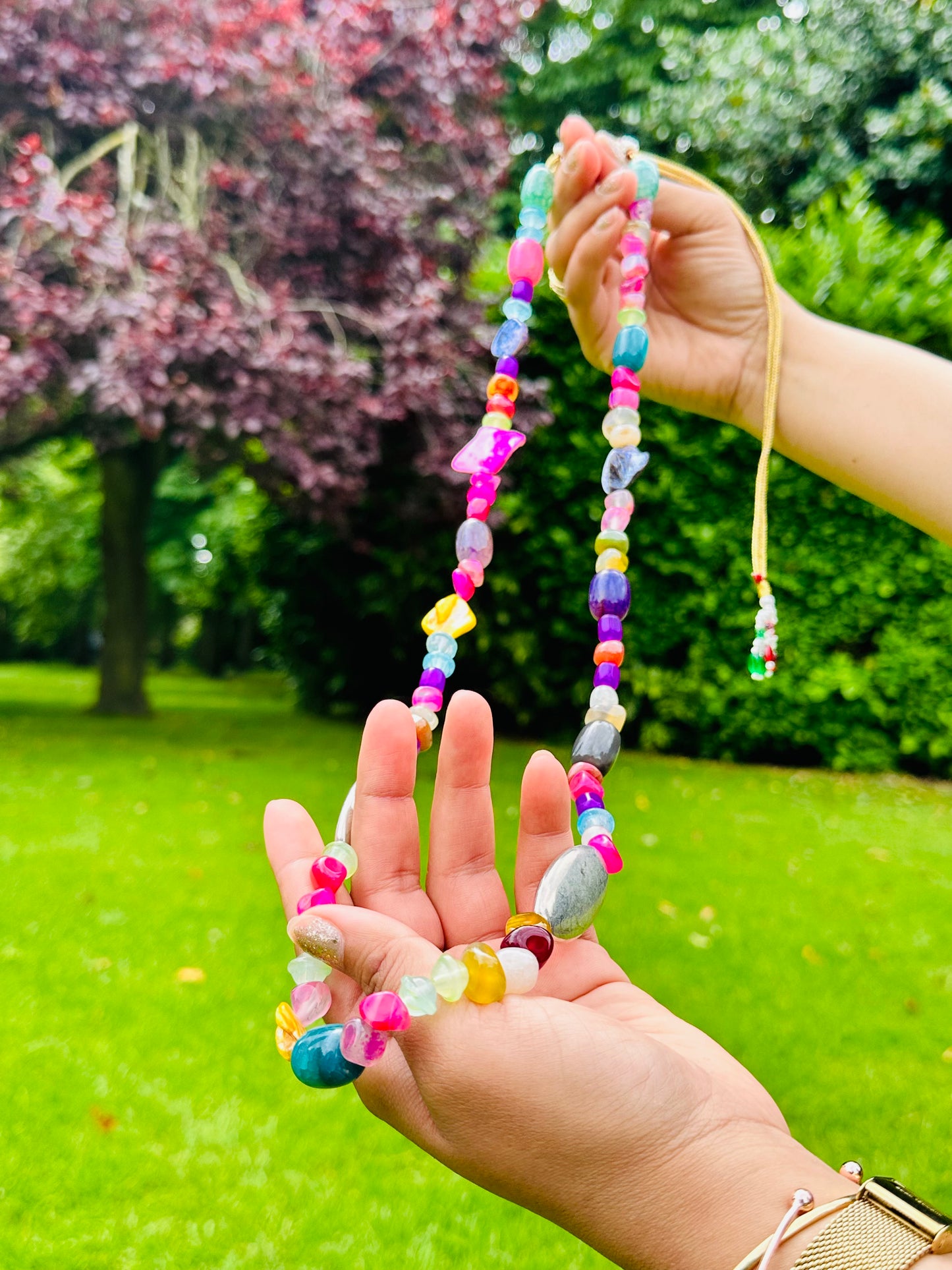 Kaleidoscope Long Necklace