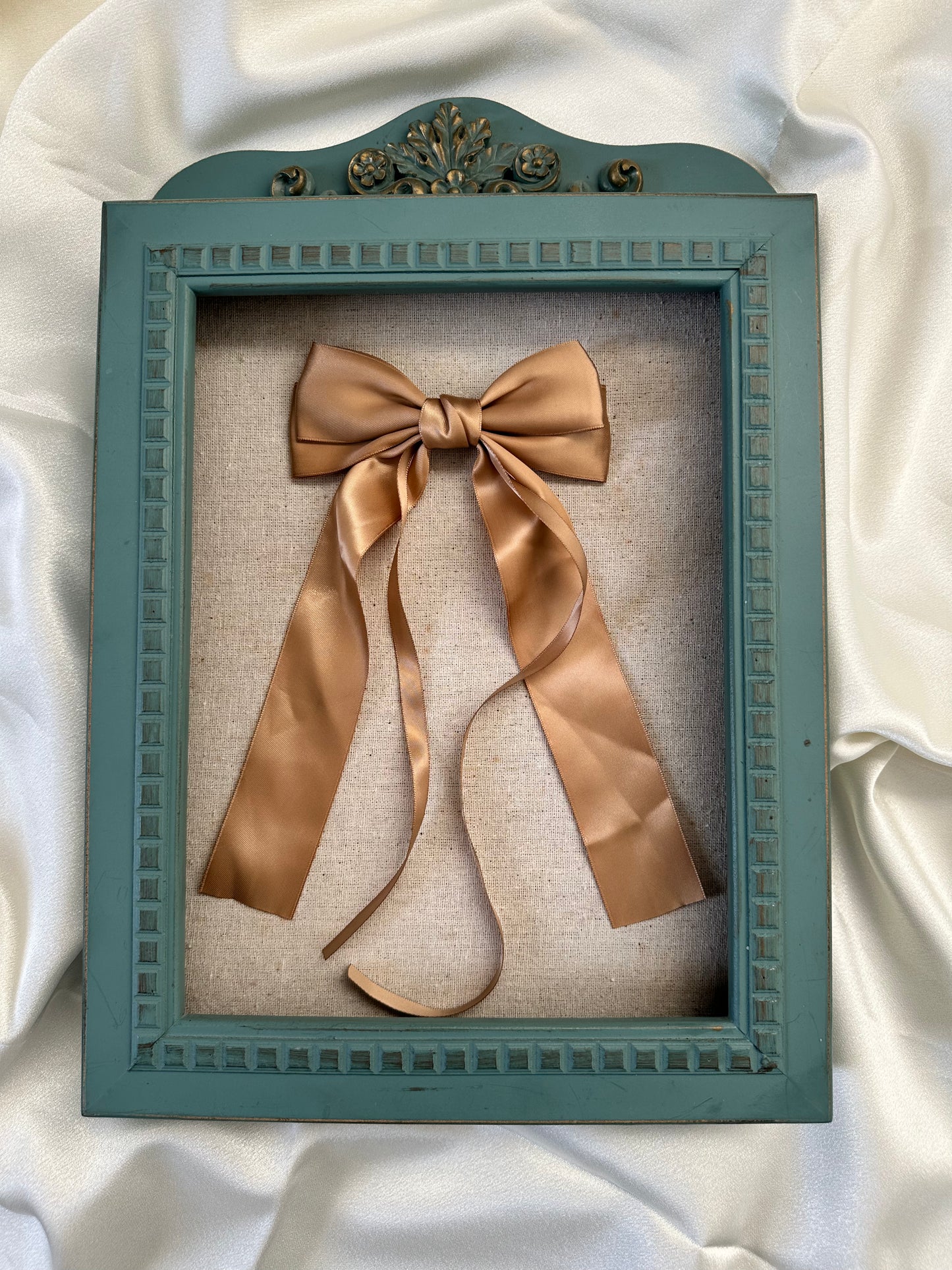 Satin Knot Bow Clip