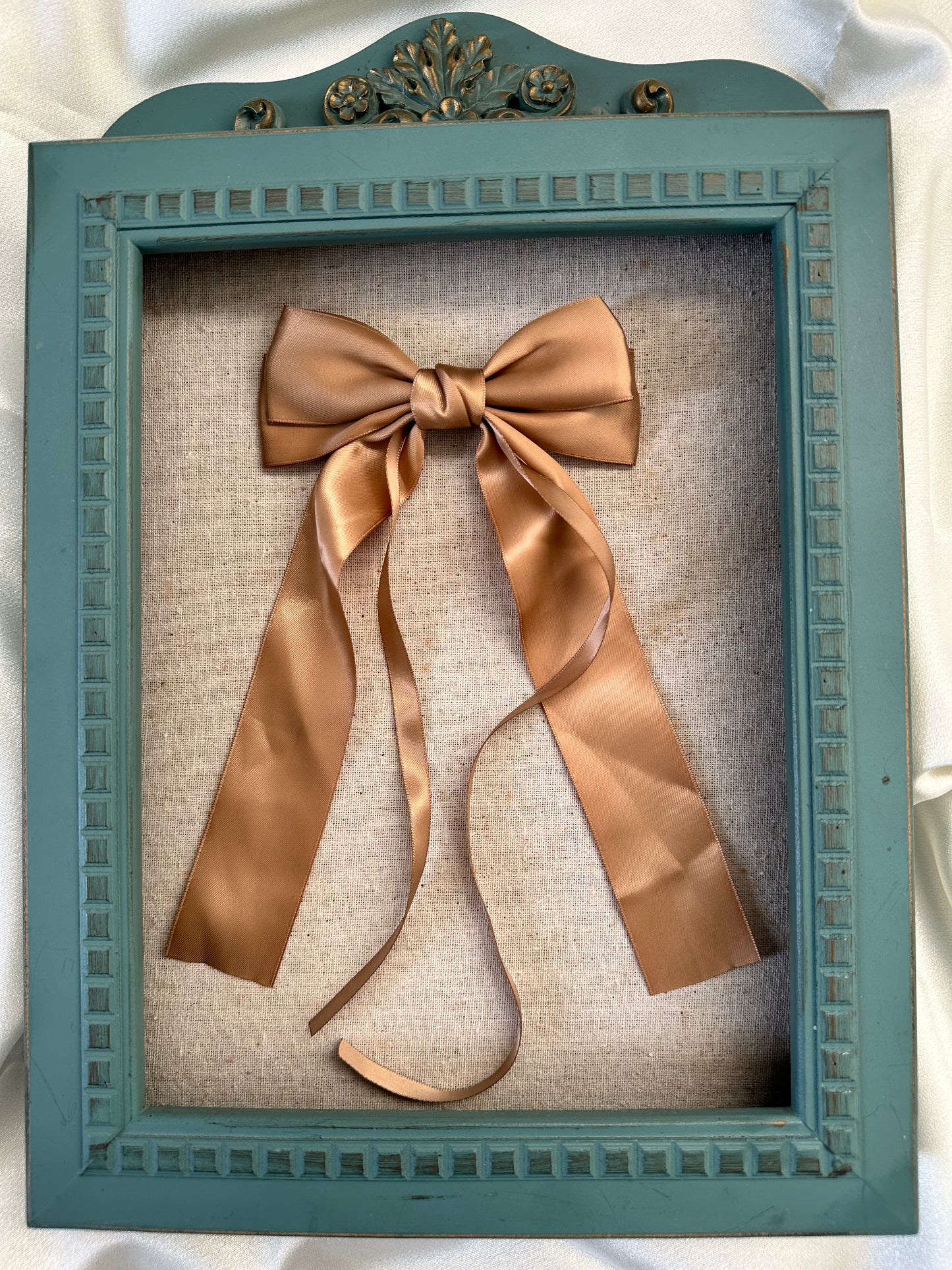 Satin Knot Bow Clip