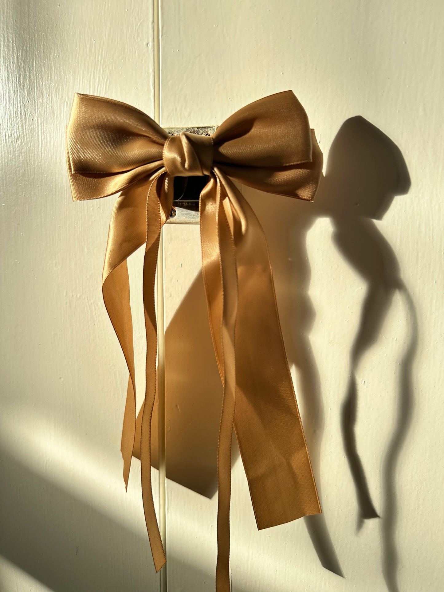 Satin Knot Bow Clip