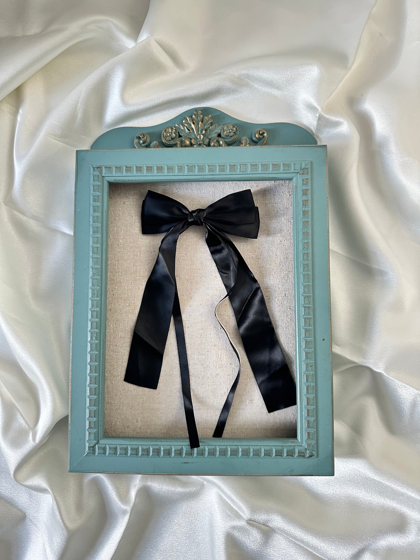 Satin Knot Bow Clip