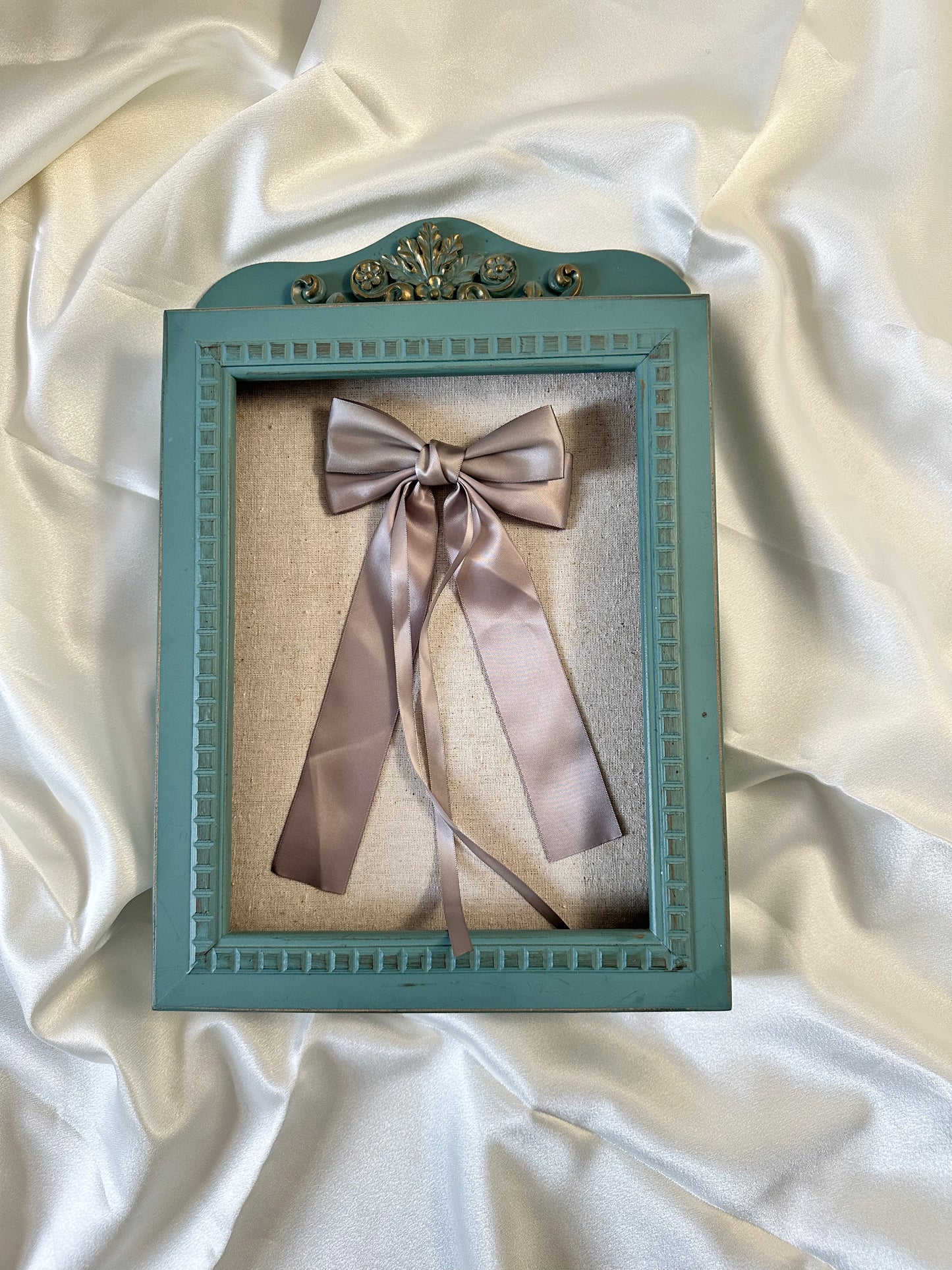 Satin Knot Bow Clip