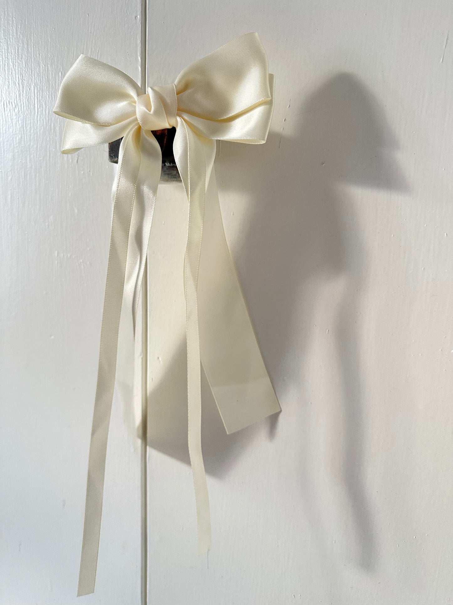 Satin Knot Bow Clip