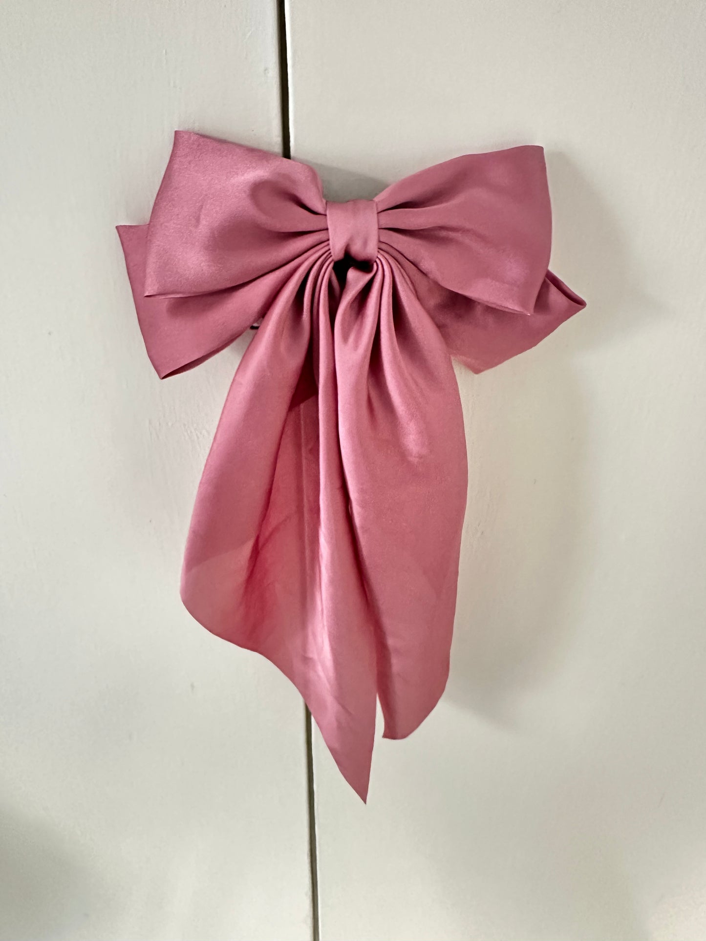 Polyester Ribbon Bow Barrettes
