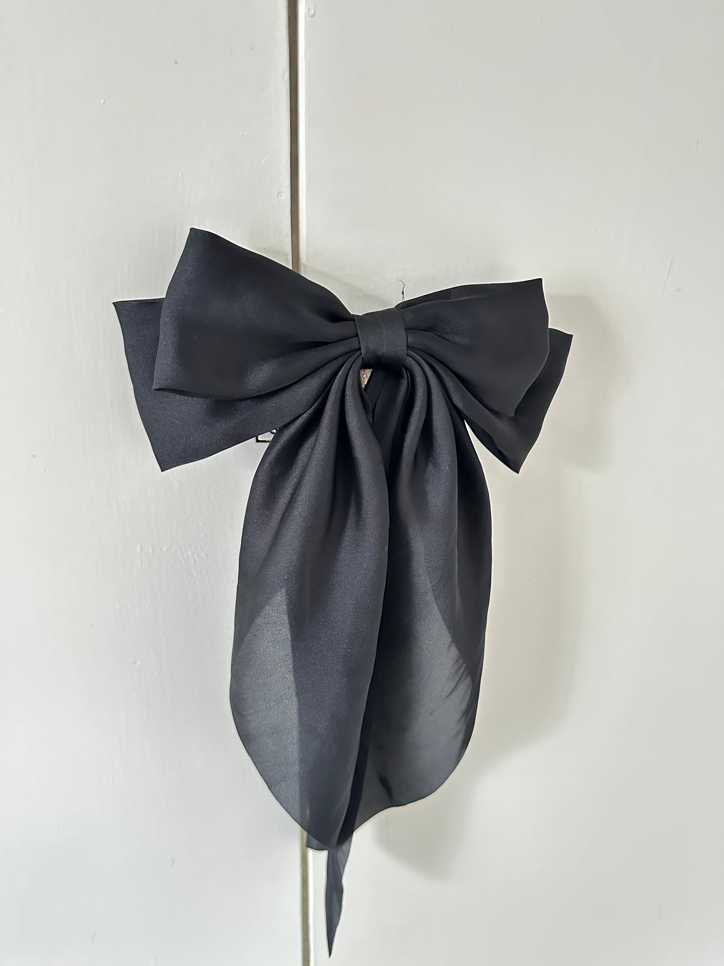 Polyester Ribbon Bow Barrettes