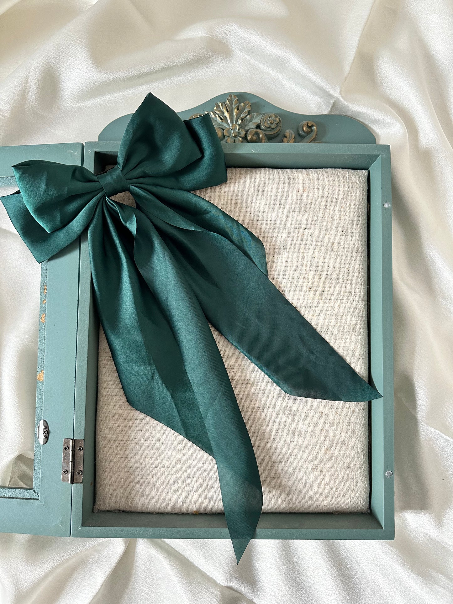 Polyester Ribbon Bow Barrettes