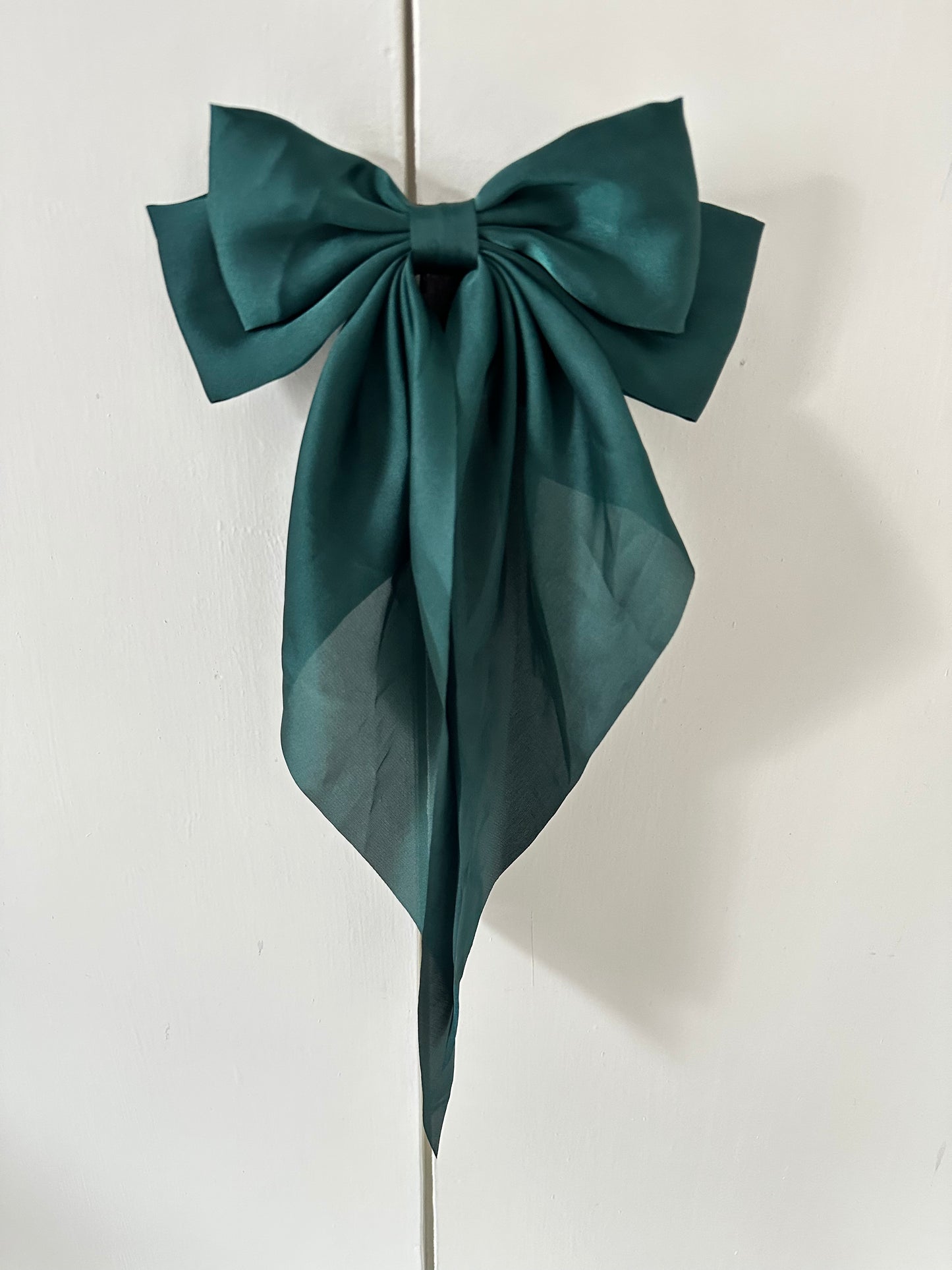 Polyester Ribbon Bow Barrettes