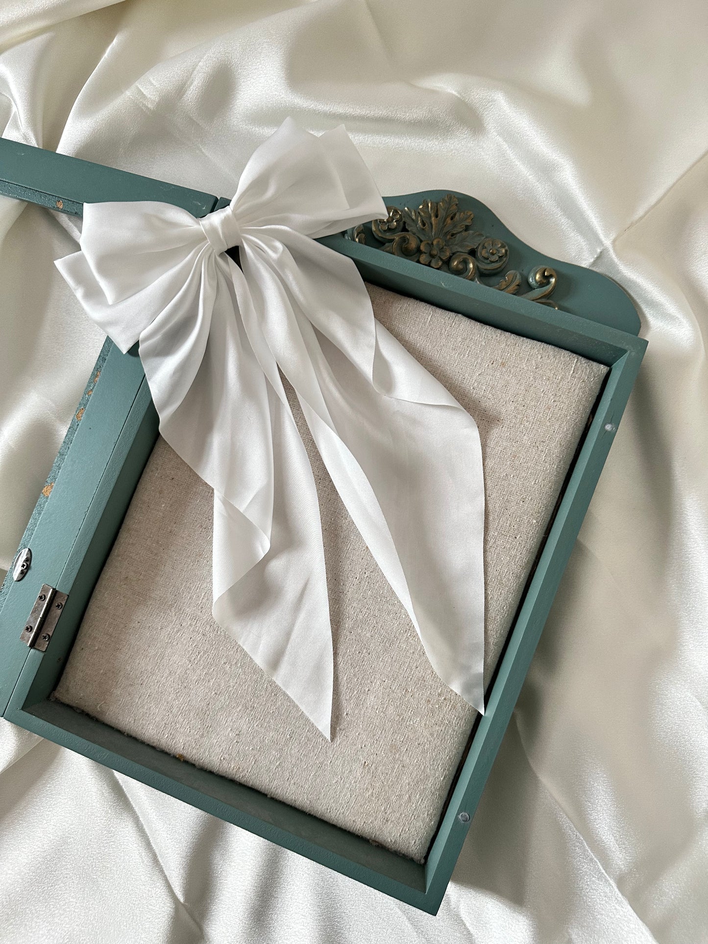 Polyester Ribbon Bow Barrettes