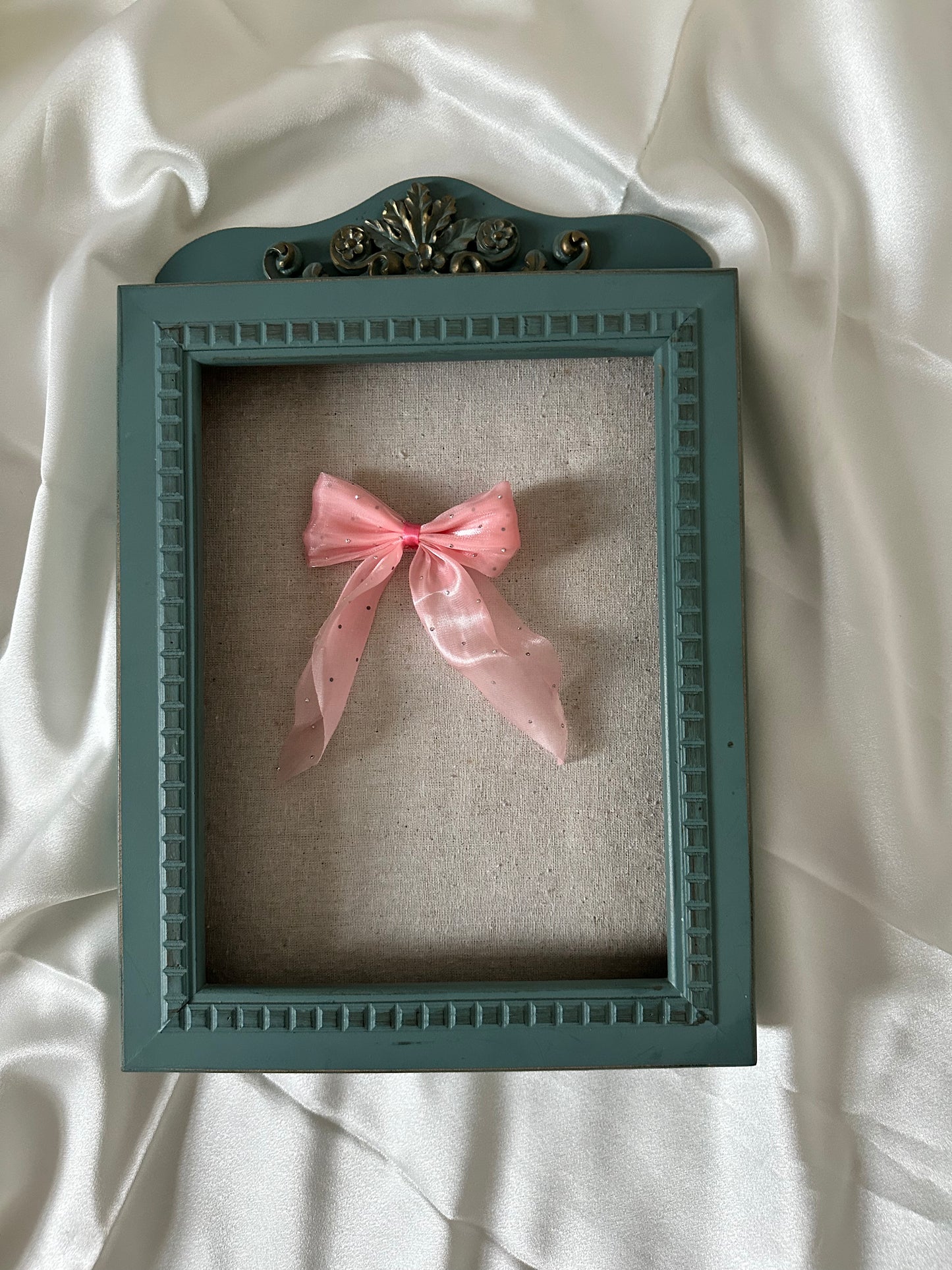 Fairy Glitter Chiffon Bow Clip