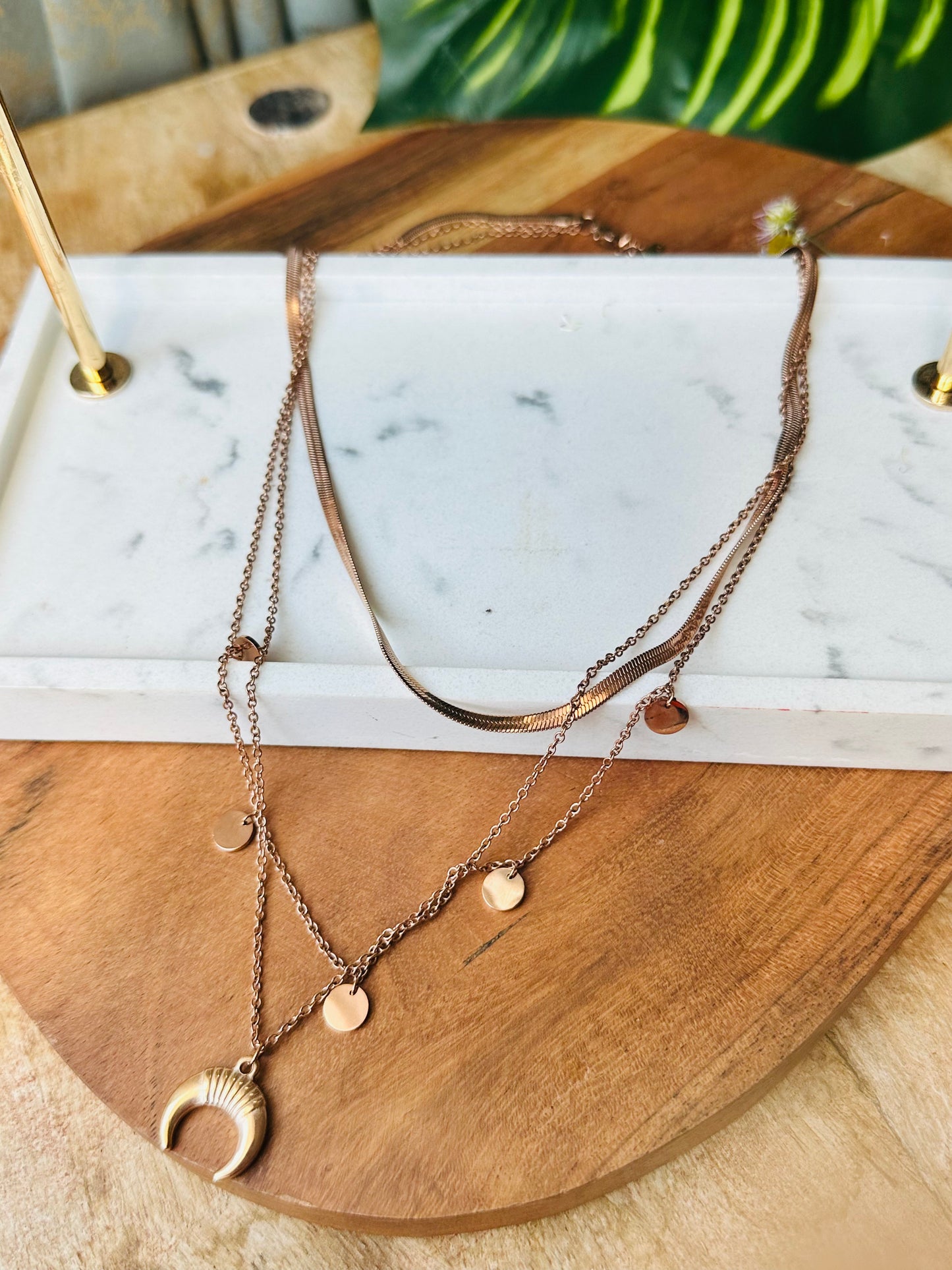 Lunar Layered Necklace