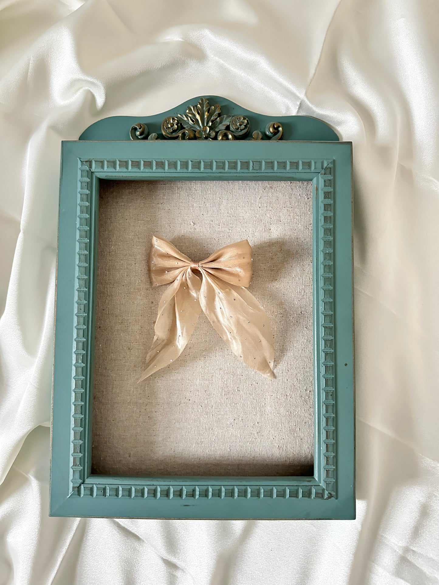 Fairy Glitter Chiffon Bow Clip