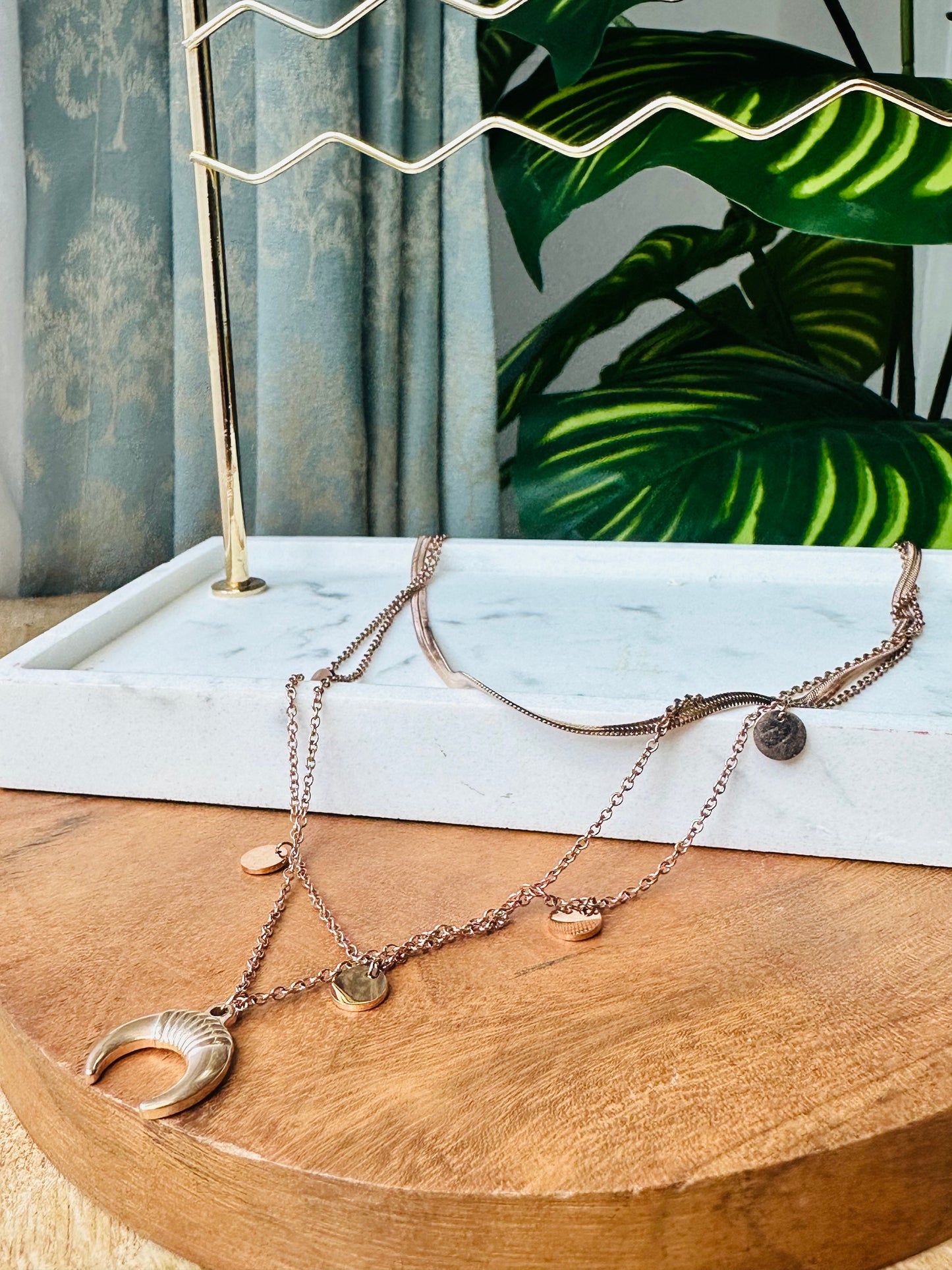 Lunar Layered Necklace