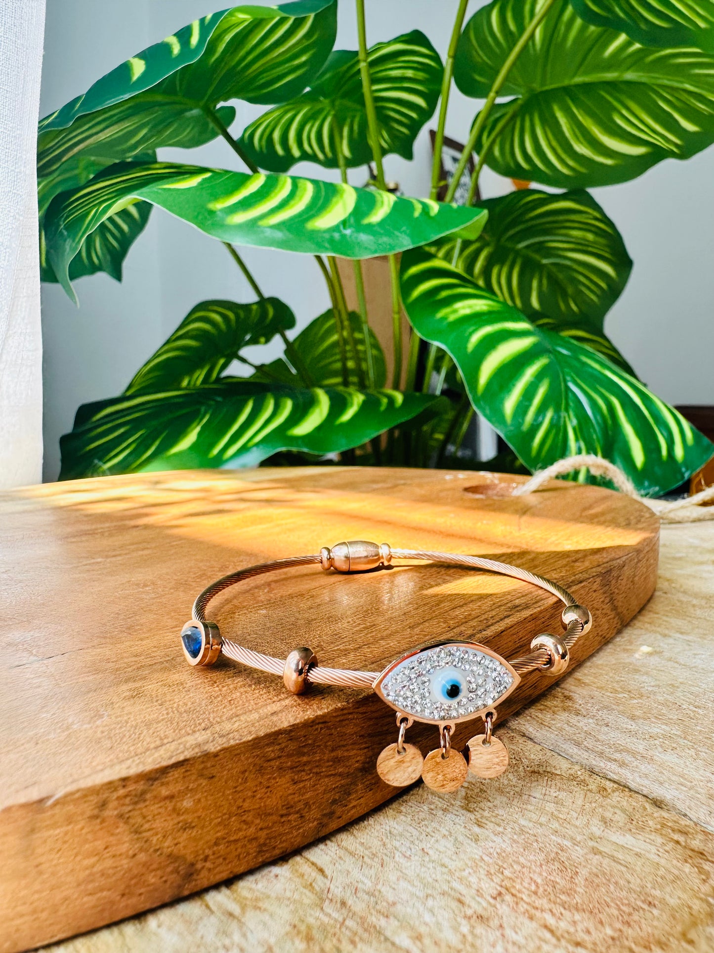 Guardian Eye Bangle Bracelet