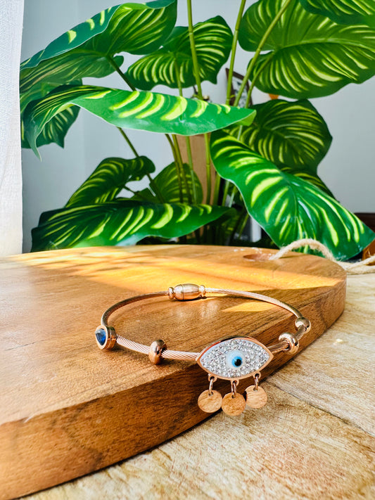 Guardian Eye Bangle Bracelet