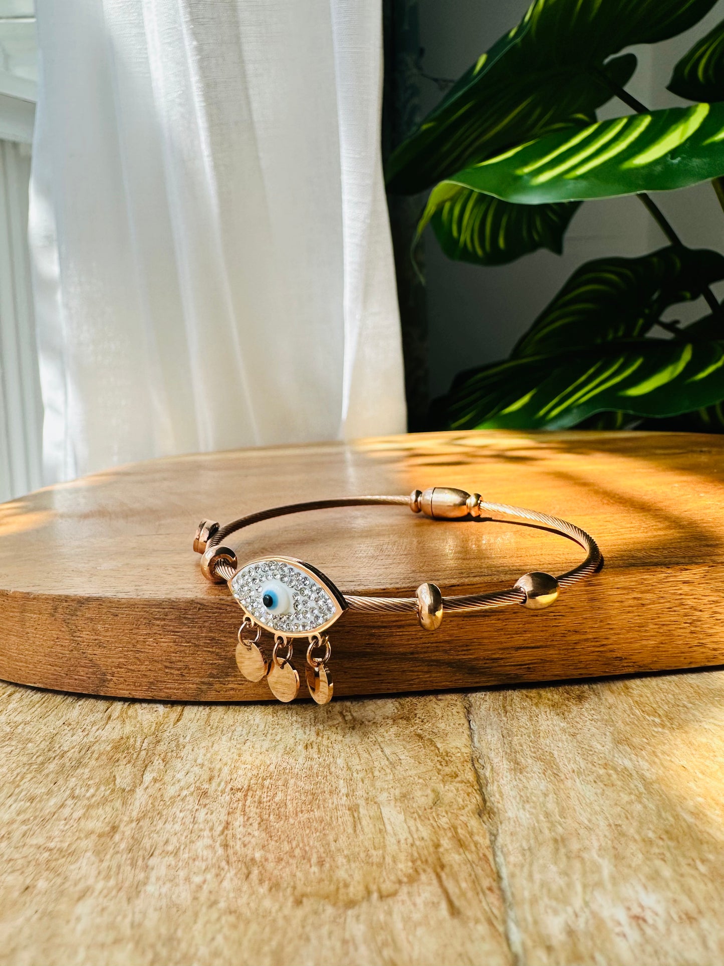Guardian Eye Bangle Bracelet