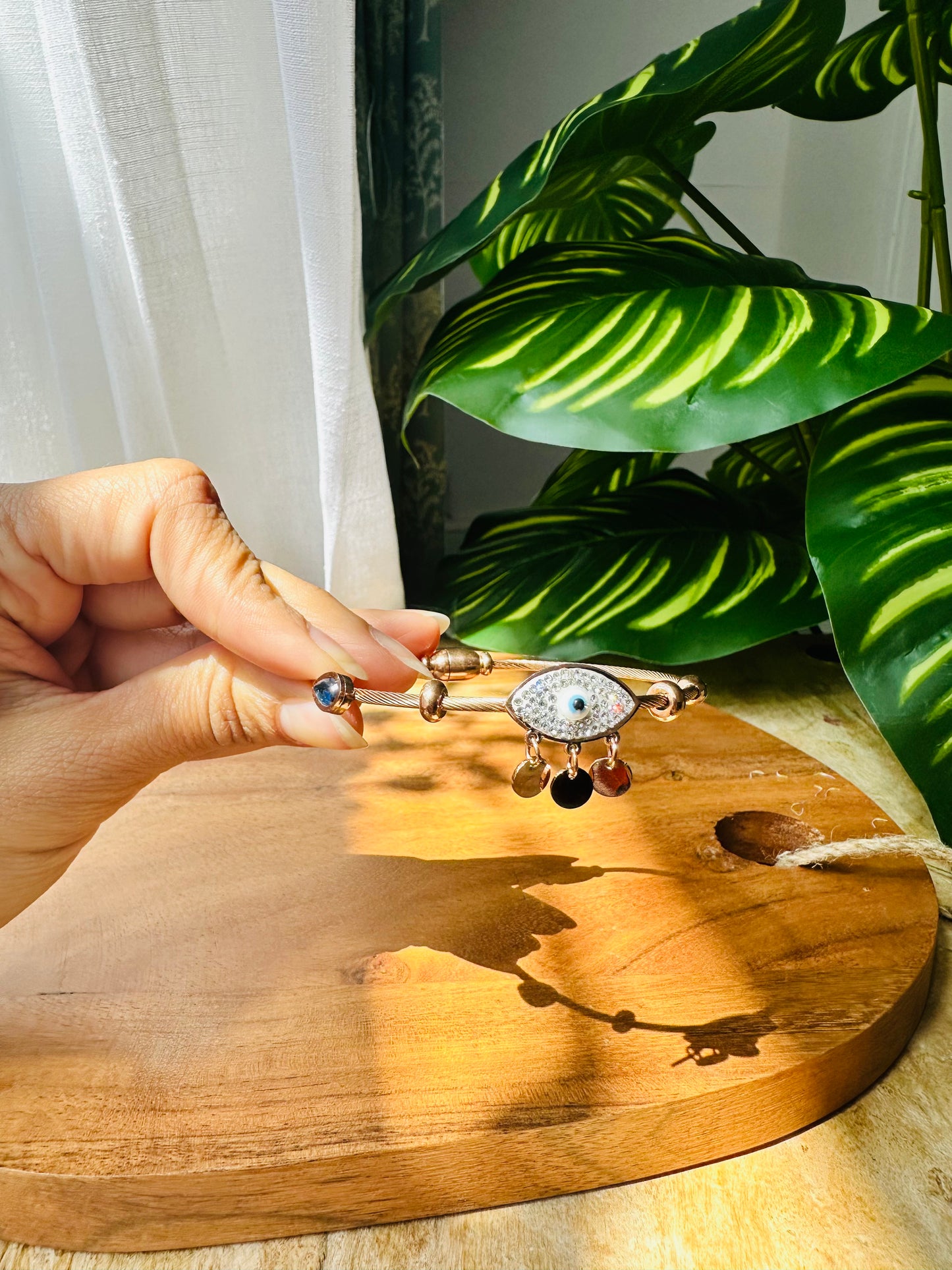 Guardian Eye Bangle Bracelet