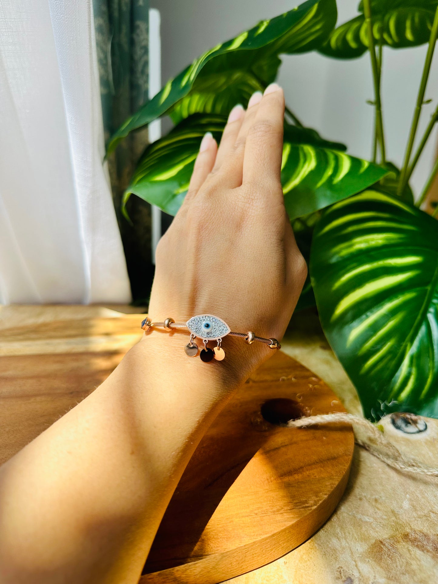 Guardian Eye Bangle Bracelet