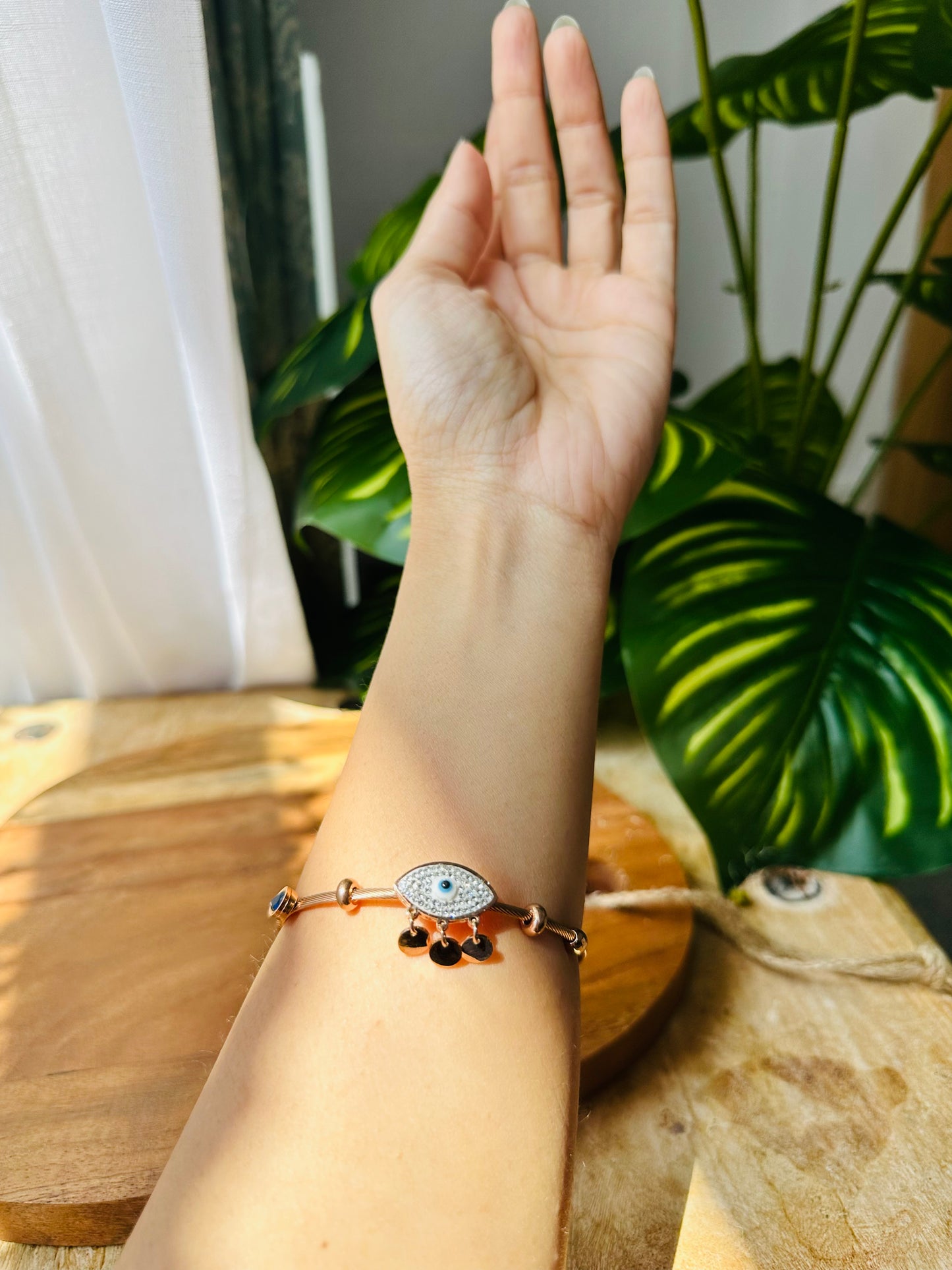 Guardian Eye Bangle Bracelet