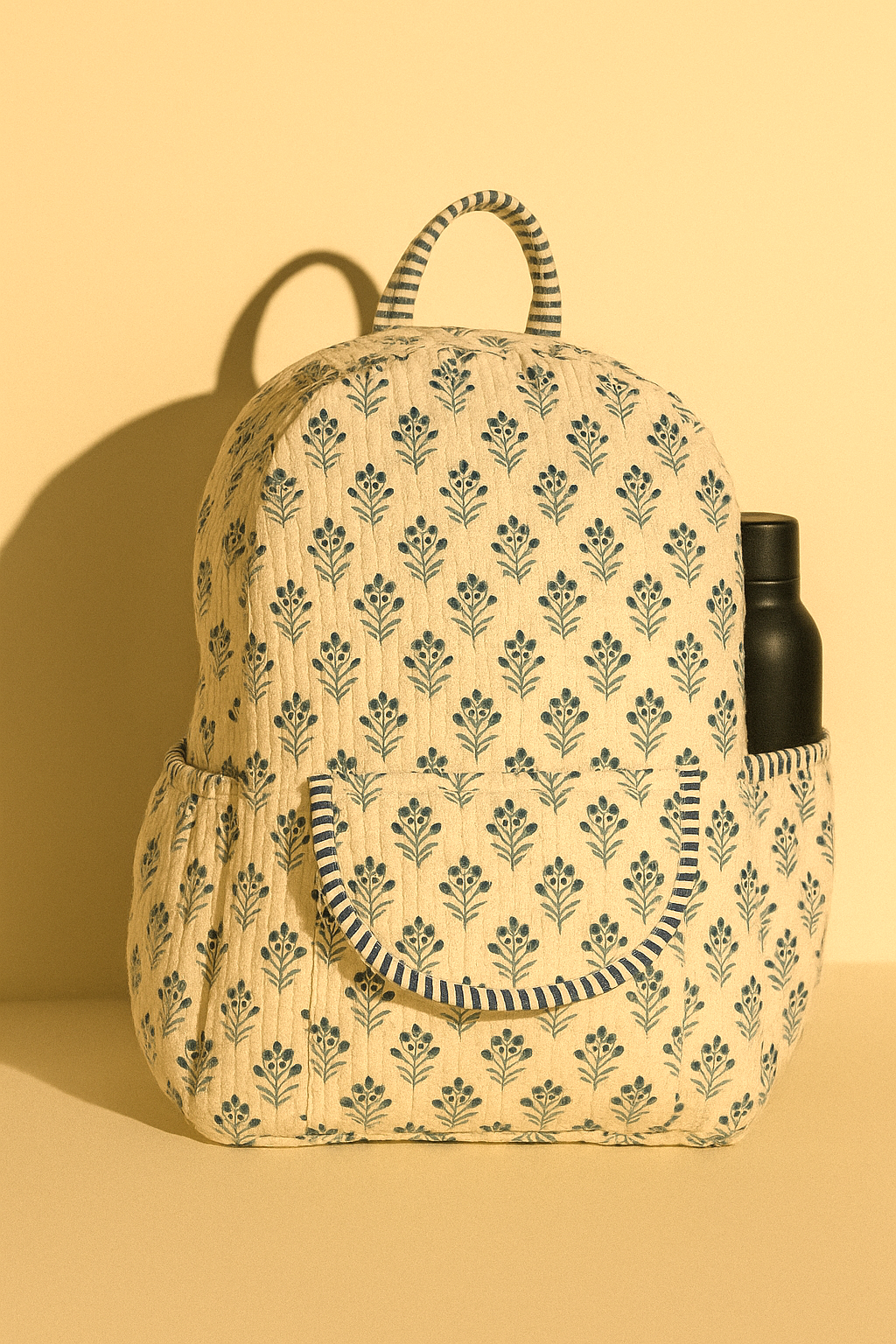 Morning Glory Handmade Quilted Backpack