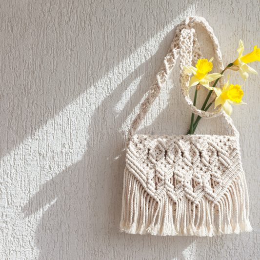 Handmade bag crafted by women artisan