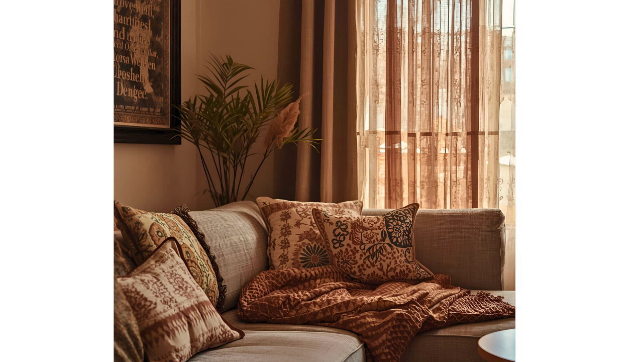 Close-up of intricate crochet stitches on handmade item