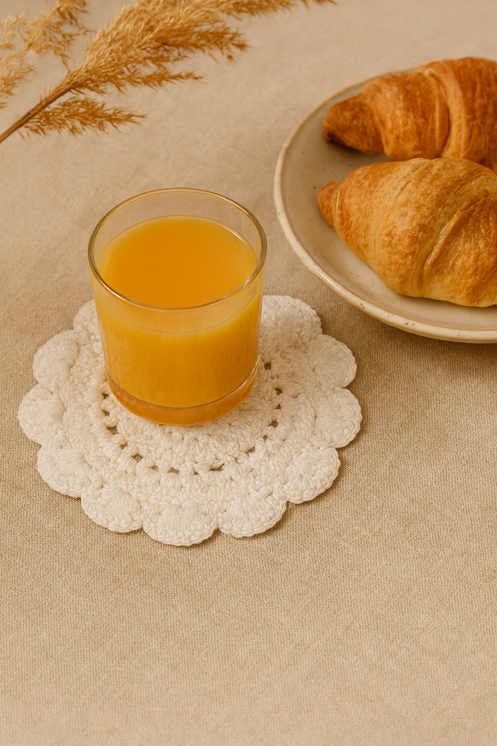 Mandala Handmade Crochet Coaster