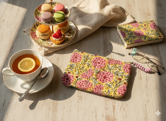 Puffy Pocket Quilted Handmade Pouch