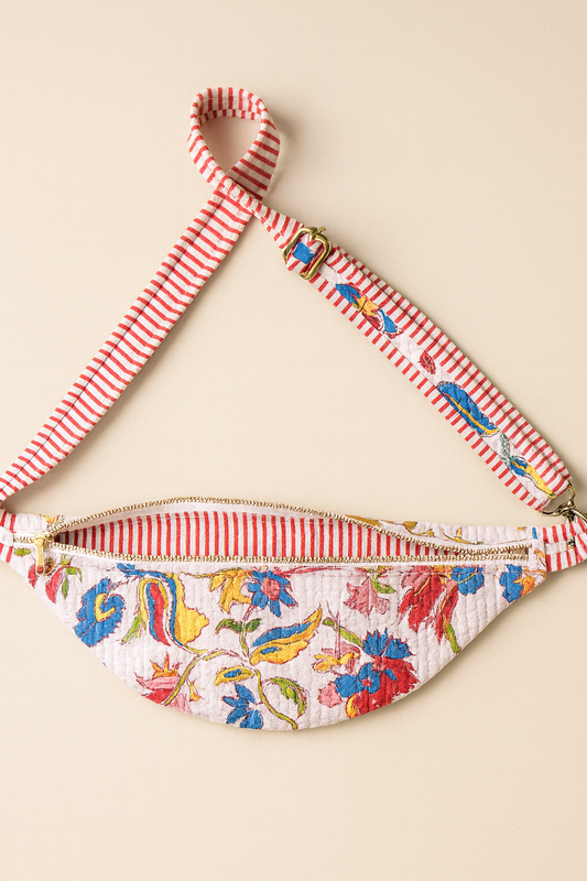 Sylvi Hanmdade Quilted Bum Bag