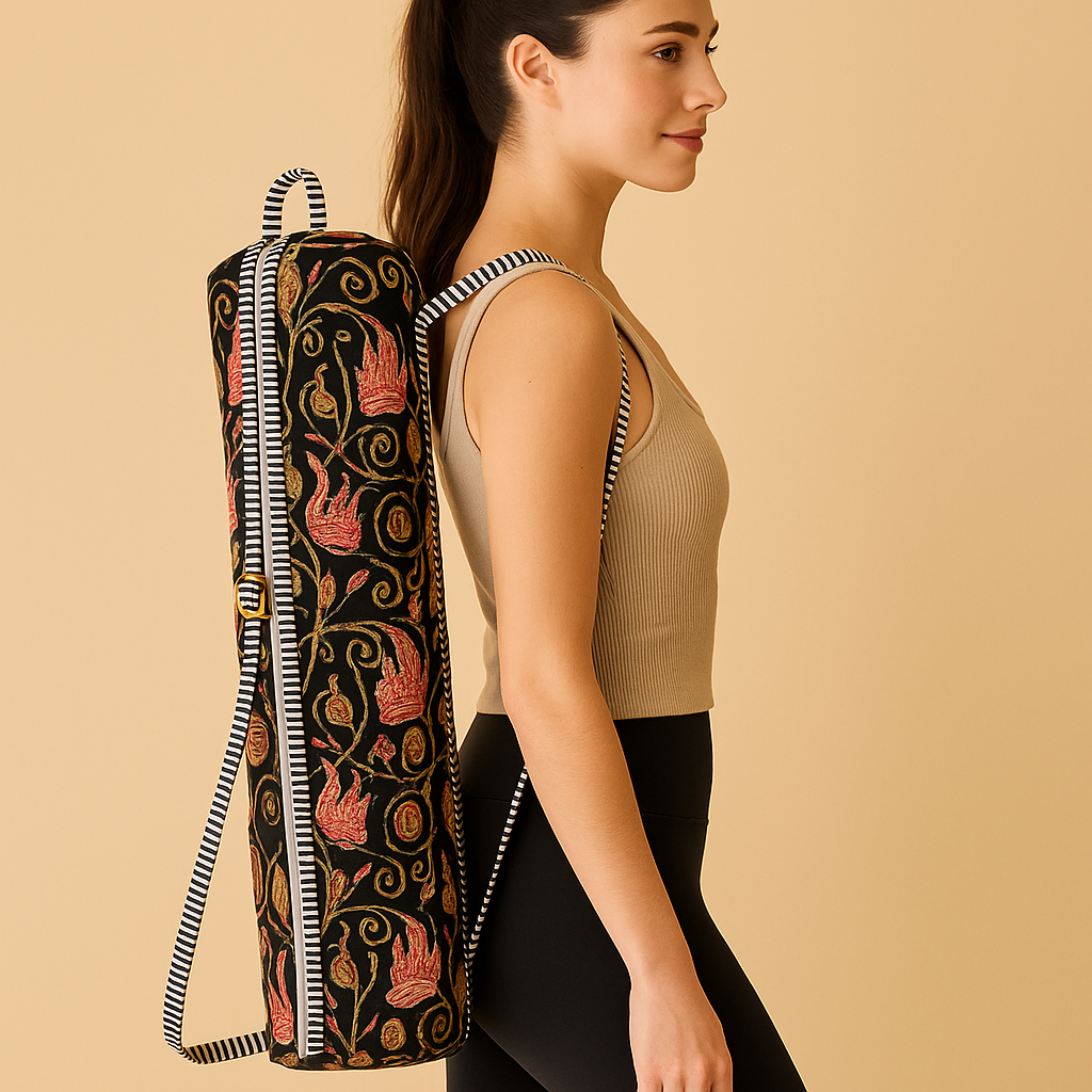 Vriksha Quilted Handmade Yoga Mat Cover