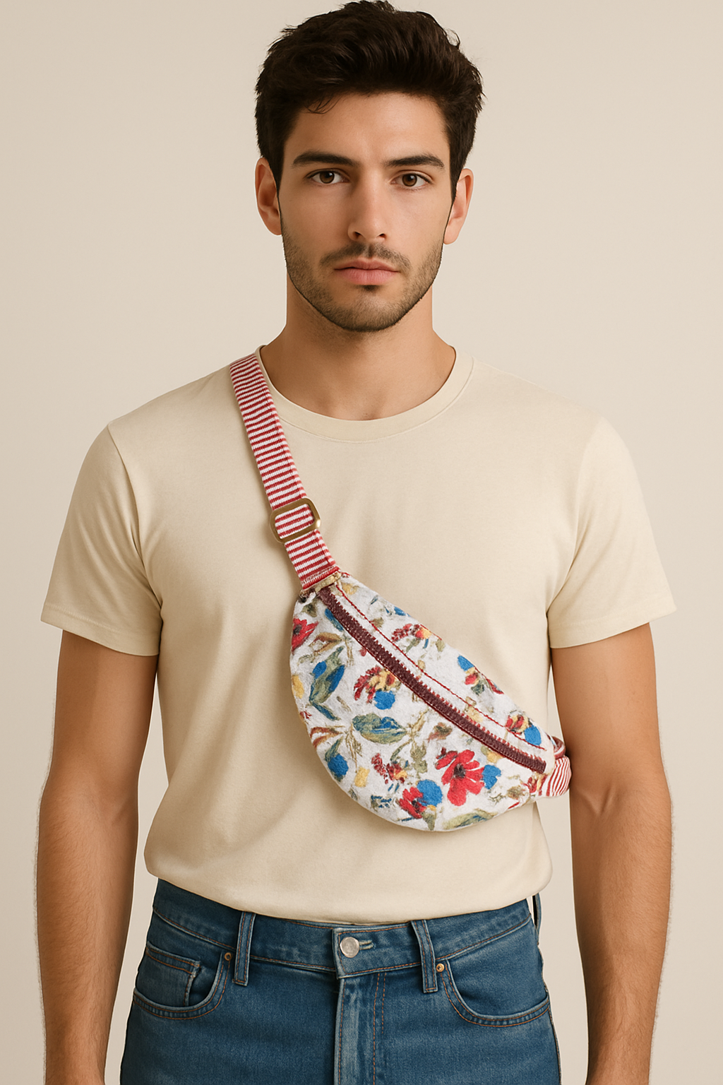 Sylvi Hanmdade Quilted Bum Bag